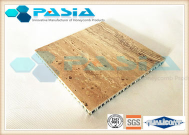 Κίνα Κυψελωτές πέτρινες επιτροπές τραβερτινών, μαρμάρινες κυψελωτές επιτροπές 25mm πάχος προμηθευτής