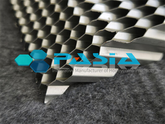 High Specific Surface Area Angled Aluminum Honeycomb Core For Air Purification προμηθευτής