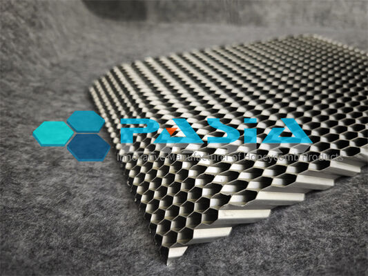 High Specific Surface Area Angled Aluminum Honeycomb Core For Air Purification προμηθευτής