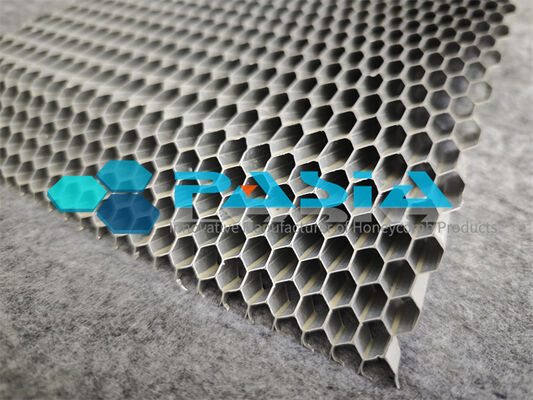 High Specific Surface Area Angled Aluminum Honeycomb Core For Air Purification προμηθευτής
