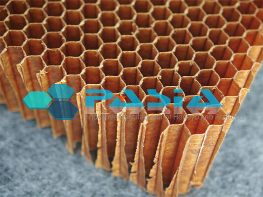 Flex Core Aramid Honeycomb for Three D Shaped Parts Requiring Insulation and Non Conductivity προμηθευτής